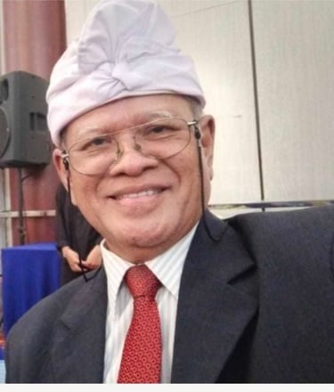 JMA I Ketut Puspa Adnyana. Pensiunan PNS, Widyaiswara Ahli Utama. 