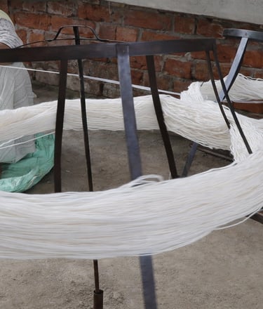 Yarn opening & Plying