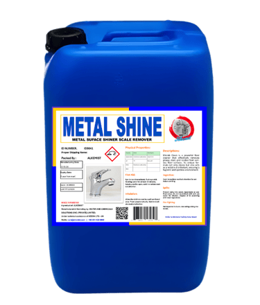 Metal shine solution for marine surfaces - Alkemist Pakistan