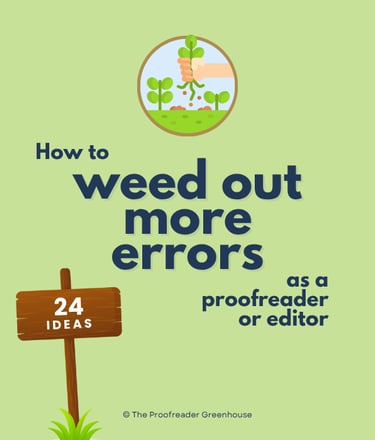Weed Out More Errors