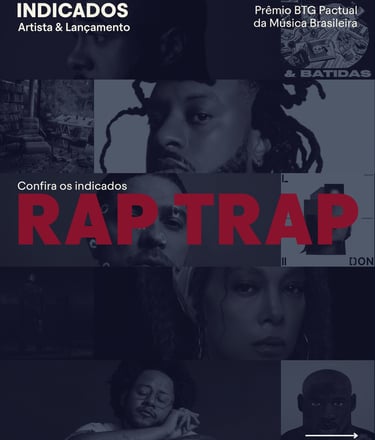 premiação de rap e trap no Prêmio da Música Brasileira