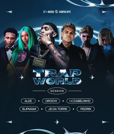 Trap World Festival estreia no Recife com Orochi, MC Cabelinho, Alee e Slipmami, prometendo moviment