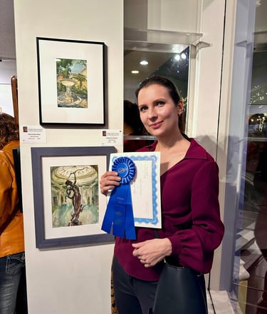 Award winner artist Agne Skaringa