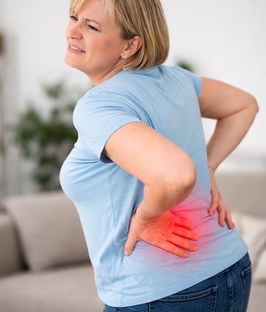 Douleur du bas du dos suite à une fracture vertébrale ostéoporotique