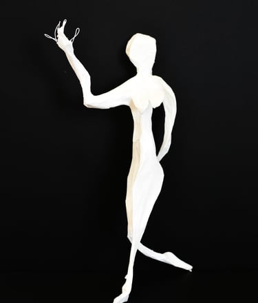 papersculpture sculpture en papier mouvement