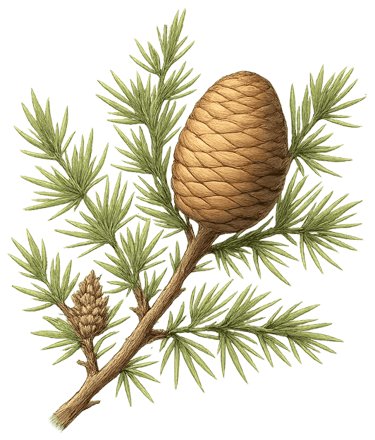 cedarwood illustration