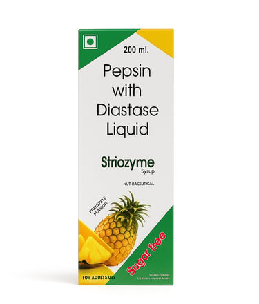 Striozyme Syrup. Digestive enzyme by Strio Healthcare
