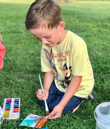 Dalės užsiėmimai lauke