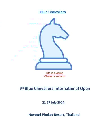 3rd Blue Chevaliers International Open 2024. Thailand Chess Tournament