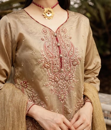 Edenrobe Embroidered Lawn 