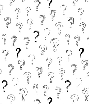 question mark doodles