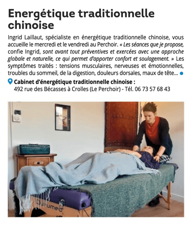Ingrid Laillaut Acupuncteur Crolles Au perchoir