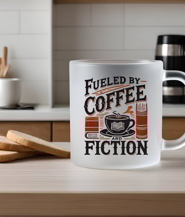 Glass coffee mug