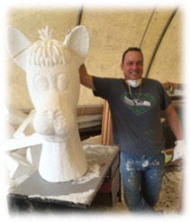 Ben Isitt, Sculptor for Impressive Sign and Display