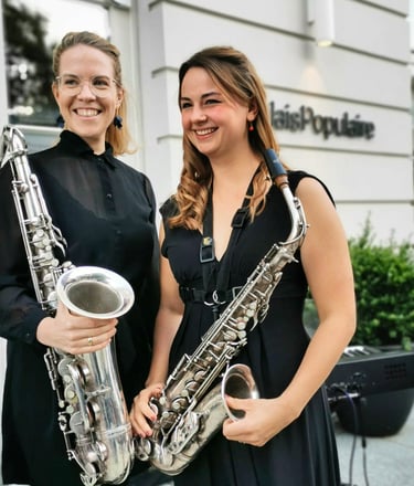 Lina Peters, saxofonista profissional em Lisboa e Cascais