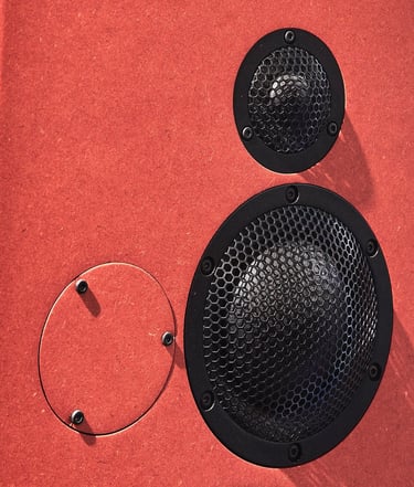 Present Day Production Studio monitor Bliesma silk mid and tweeter dome