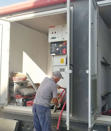 yer altı kablosu çekimi