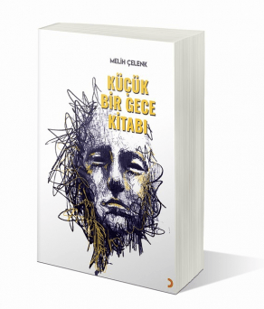 Küçük Bir Gece Kitabı, a book cover of a book with a drawing of a man's face