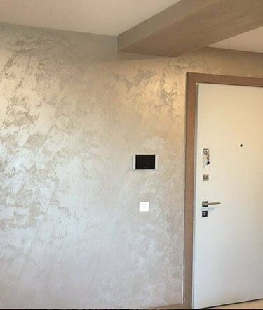 Sakarya'da yapılan dekoratif boya dekorasyon çalışması