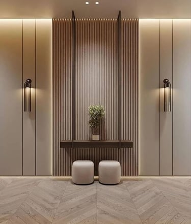 salon tasarımı ile ferahlatılmış yaşam alanı