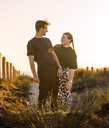 Séance photo couple naturelle à La Rochelle