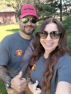 TWO RAMS TEAM GIVING A THUMBS UP AFTER A SHED REMOVAL SERVICE