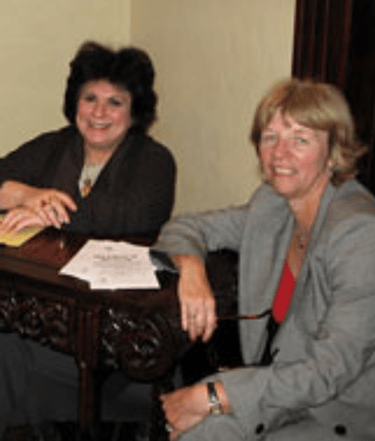 Benefit co-chairs Miriam Zeltzerman and Debbie Franczek