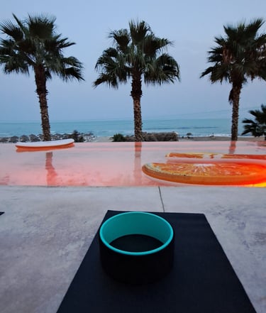 private class by the beach