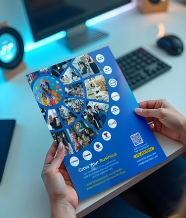 a person holding a book in their hands