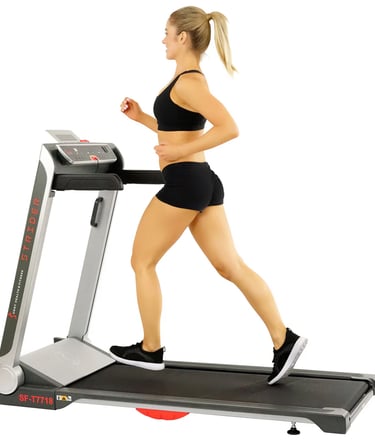 running on treadmill