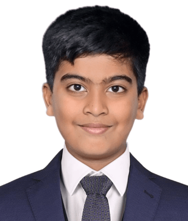 A boy in suit preparing for Sainik Schools and Navodaya entrance exams