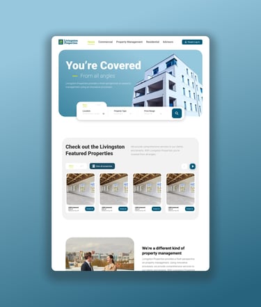 Langston Properties Website Redesign