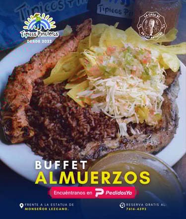 Almuerzo Buffet de Típicos Pinoleros