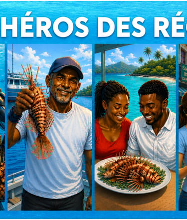 Chacun peut contribuer aux efforts de contrôle du poisson-lion dans les Caraïbes