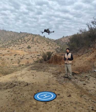 Elevación de drone