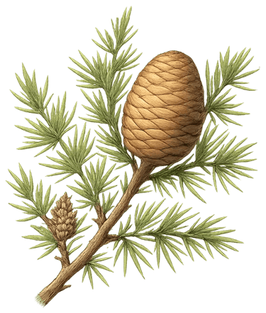 cedarwood illustration
