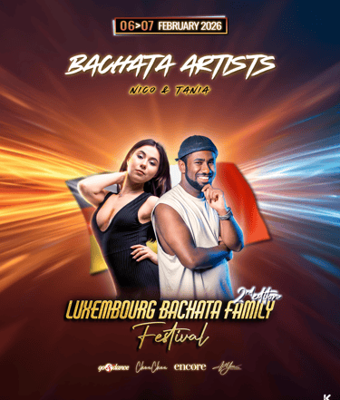 LBF Festival Line UP of Bachata Artists - Nico & Tania