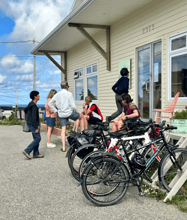 Lodging for cyclists in the Magdalen Islands