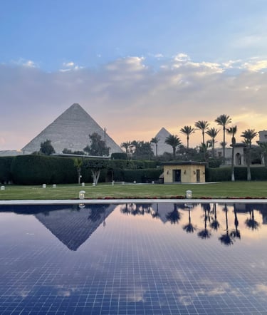 รีวิว Marriott Mena House Cairo Deluxe Pyramids View Room
