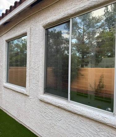 Windows without solar screens