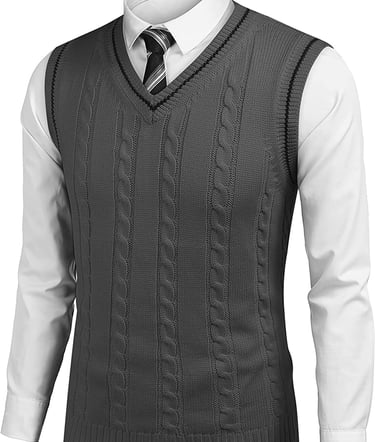 Sleeveless Pullover Vest For Men