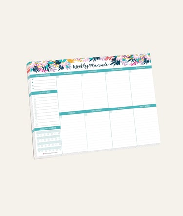 bloom daily planners Horizontal Weekly Tear-Off To Do List Planning Pad