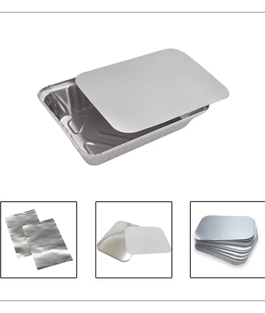 Alu Paper Lids for Alumnium Foil Containers
