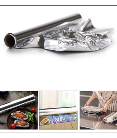 Aluminum Food Wrap Rolls - Home Foil
