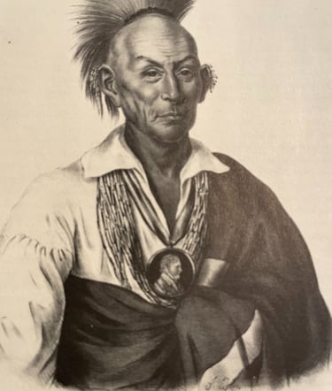 Chief Black Hawk in his native attire