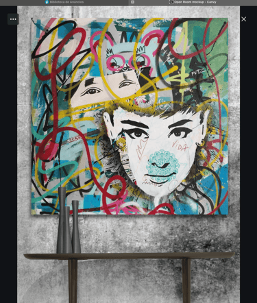 Pintura personalizada em Pop-Art