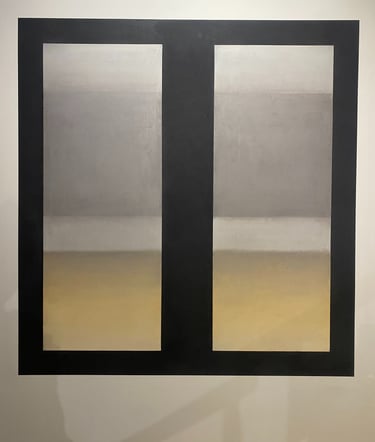 Louise Dumas Drawing Lab Factory fenêtre contre le temps pastel 