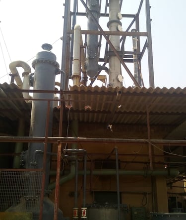 MULTI STAGE WET SCRUBBERS WITH HEAT EXCHANGERS FOR NITROUS FUMES