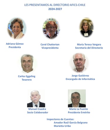 AFICS Chile Directorio 2024-2027
