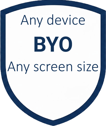 Safee EWD app BYO device compatibility for Android tablets, iPads, and smartphones of all screen sizes